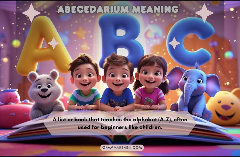 Abecedarium Meaning: What This Rare Word Actually Means (And Why You Should Know It) abecedarium meaning